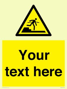 WV7827: Custom warning Submerged step or steps