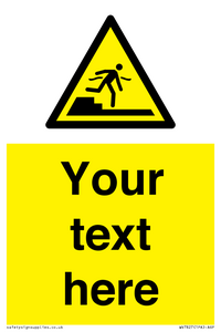 WV7827: Custom warning Submerged step or steps