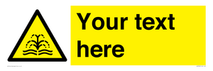 WV7829: Custom warning fountain water plume