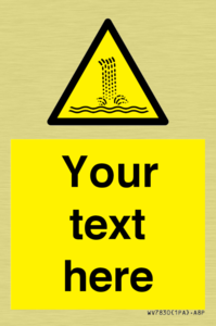 WV7830: Custom warning artificial waterfall