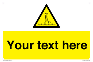 WV7830: Custom warning artificial waterfall