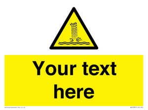 WV7830: Custom warning artificial waterfall