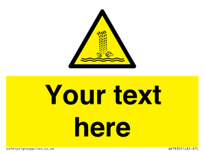 WV7830: Custom warning artificial waterfall