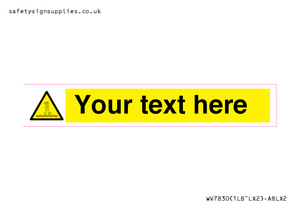 WV7830: Custom warning artificial waterfall