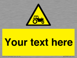 WV7838: Custom warning farm machinery