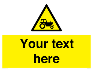 WV7838: Custom warning farm machinery