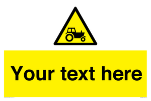 WV7838: Custom warning farm machinery