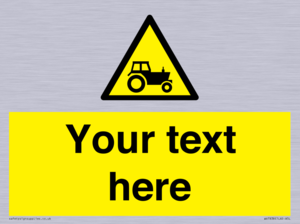 WV7838: Custom warning farm machinery