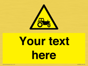 WV7838: Custom warning farm machinery