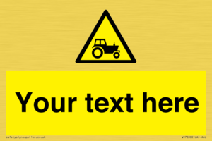 WV7838: Custom warning farm machinery