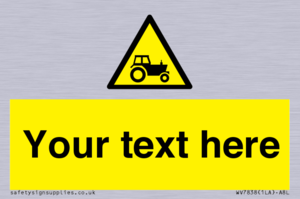 WV7838: Custom warning farm machinery