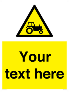 WV7838: Custom warning farm machinery