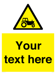 WV7838: Custom warning farm machinery