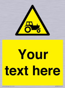 WV7838: Custom warning farm machinery