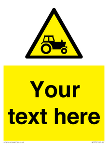 WV7838: Custom warning farm machinery