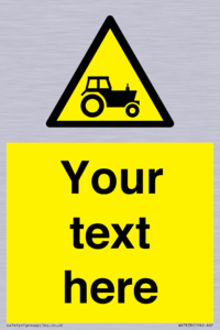WV7838: Custom warning farm machinery