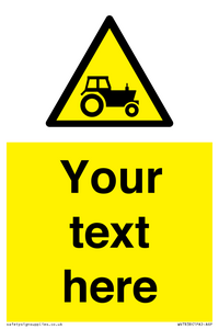 WV7838: Custom warning farm machinery