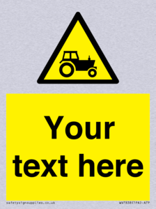 WV7838: Custom warning farm machinery