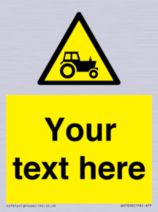 WV7838: Custom warning farm machinery