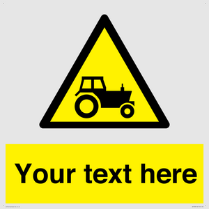 WV7838: Custom warning farm machinery