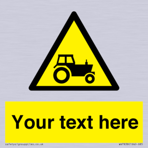 WV7838: Custom warning farm machinery