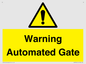 WV7856: Warning Automated Gate
