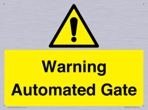 WV7856: Warning Automated Gate