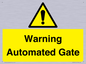 WV7856: Warning Automated Gate