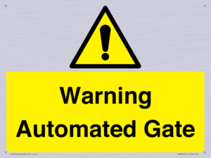 WV7856: Warning Automated Gate