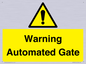 WV7856: Warning Automated Gate