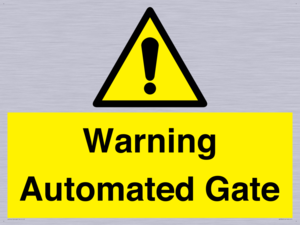WV7856: Warning Automated Gate