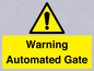WV7856: Warning Automated Gate
