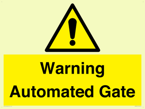WV7856: Warning Automated Gate