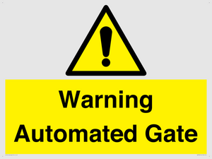 WV7856: Warning Automated Gate