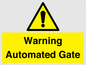 WV7856: Warning Automated Gate