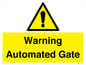 WV7856: Warning Automated Gate