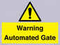 WV7856: Warning Automated Gate