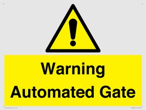 WV7856: Warning Automated Gate