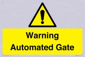 WV7856: Warning Automated Gate