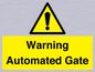 WV7856: Warning Automated Gate