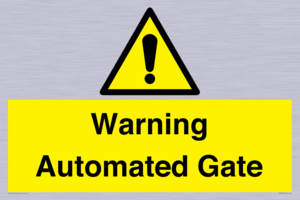 WV7856: Warning Automated Gate