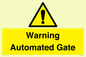 WV7856: Warning Automated Gate