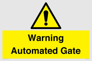 WV7856: Warning Automated Gate
