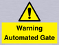 WV7856: Warning Automated Gate