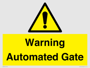 WV7856: Warning Automated Gate