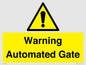 WV7856: Warning Automated Gate