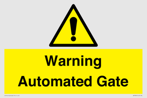 WV7856: Warning Automated Gate