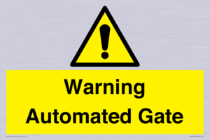WV7856: Warning Automated Gate