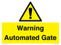 WV7856: Warning Automated Gate