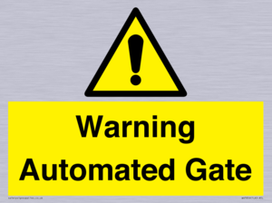 WV7856: Warning Automated Gate